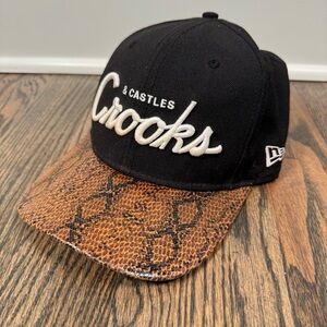 New Era Crooks & Castles Snakeskin Cap